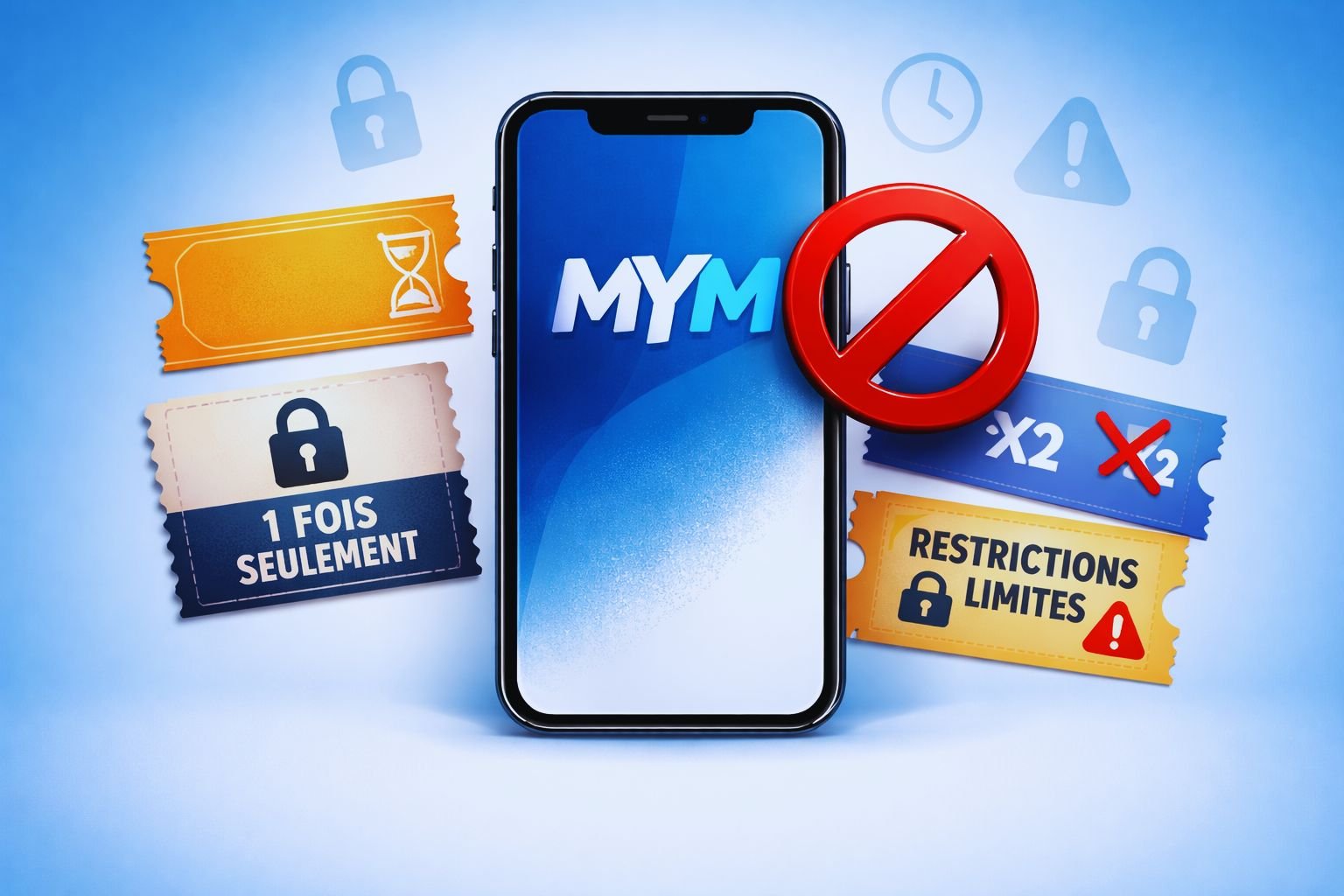 Photo à la une illustrant la limitation des codes promos sur Mym pour les fans