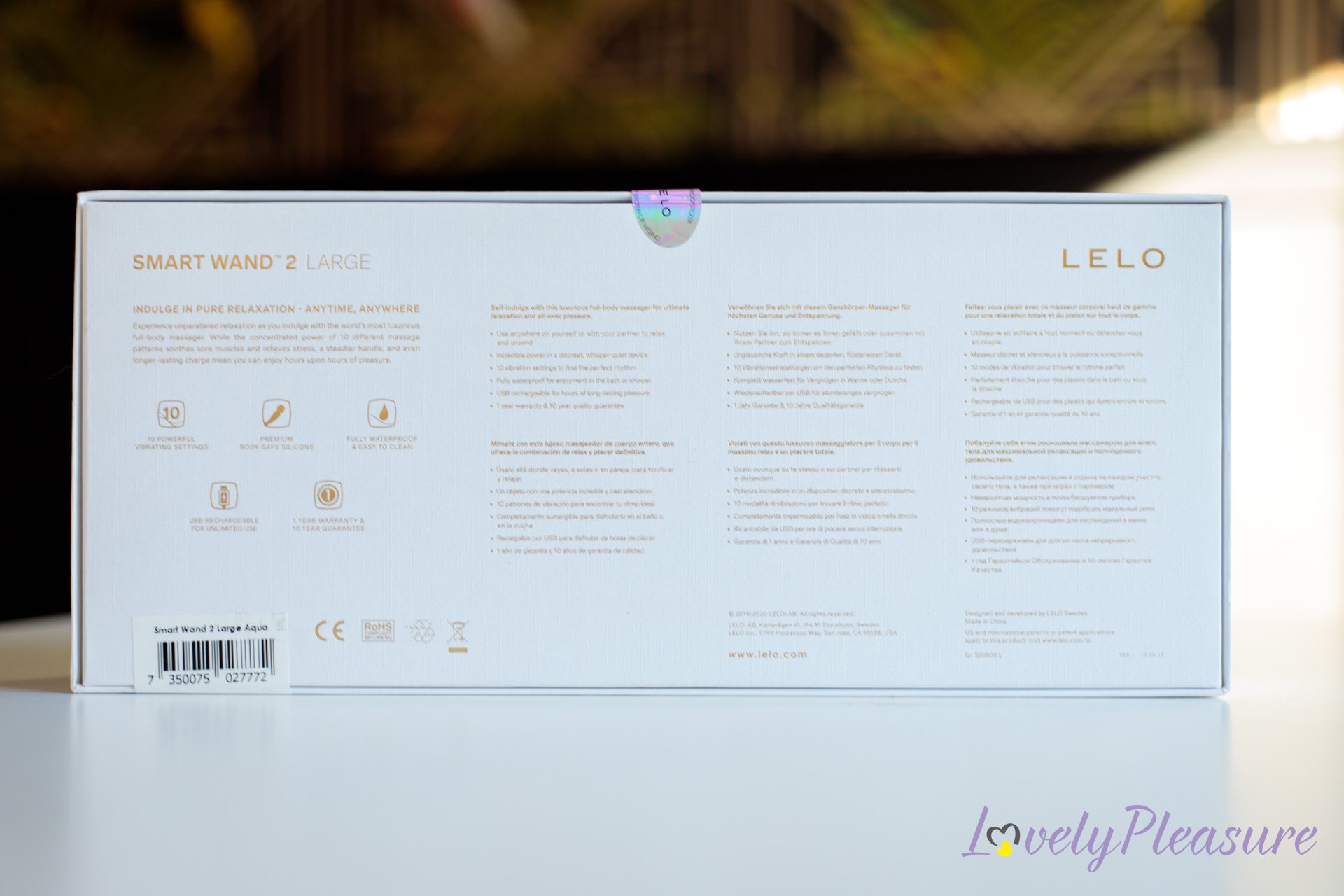 Photo 2 - Lelo Smart Wand 2 Large - Une baguette magique