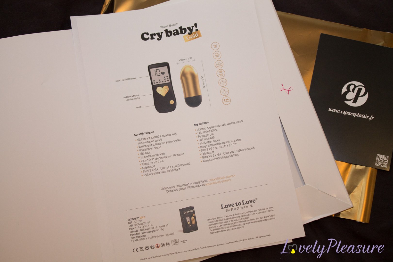 Photo 3 de Miss et Cry baby! Gold - Love To Love