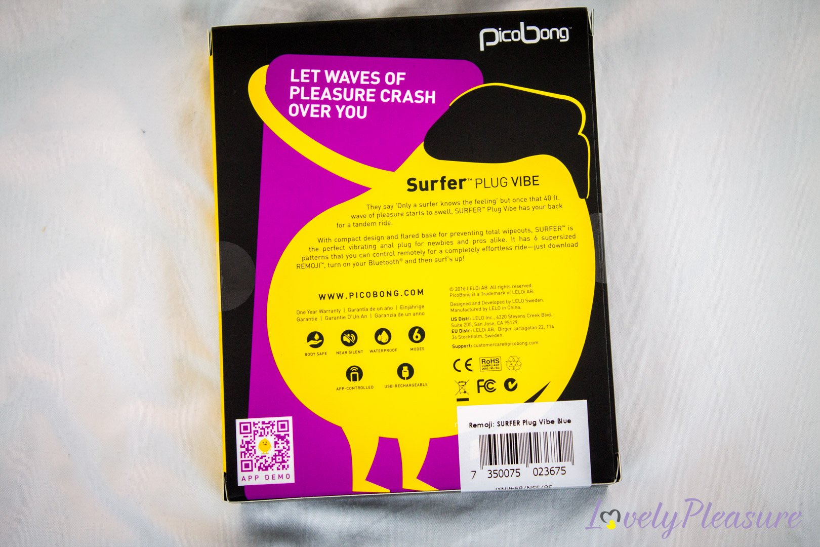 Photo 3 du plug anal Remoji Surfer - PicoBong