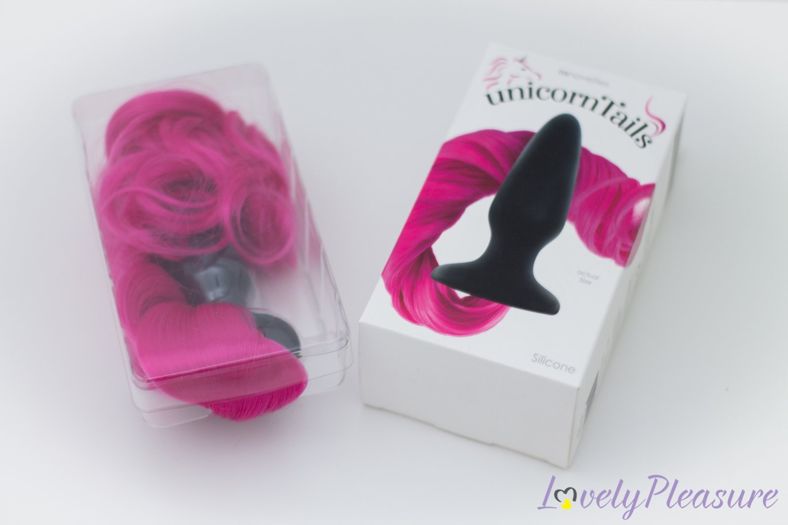 Packaging Plug anal queue de licorne rose