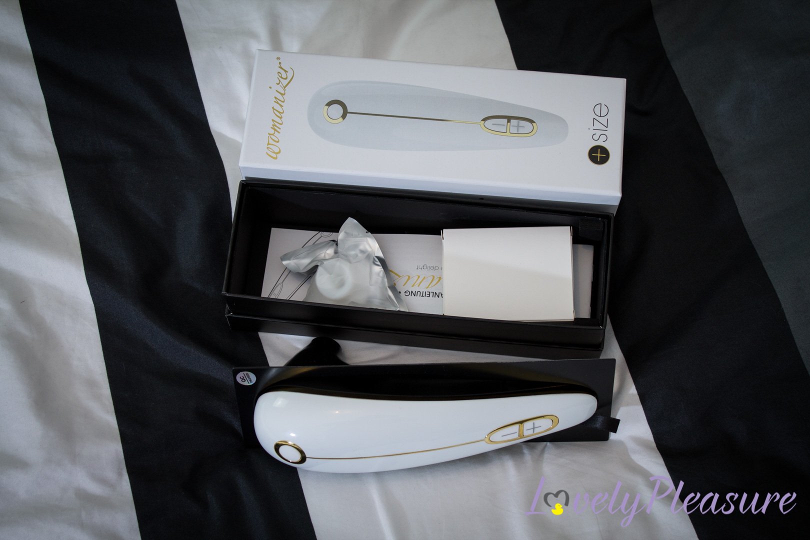 Photo de l'intérieur de la boîte du sextoy