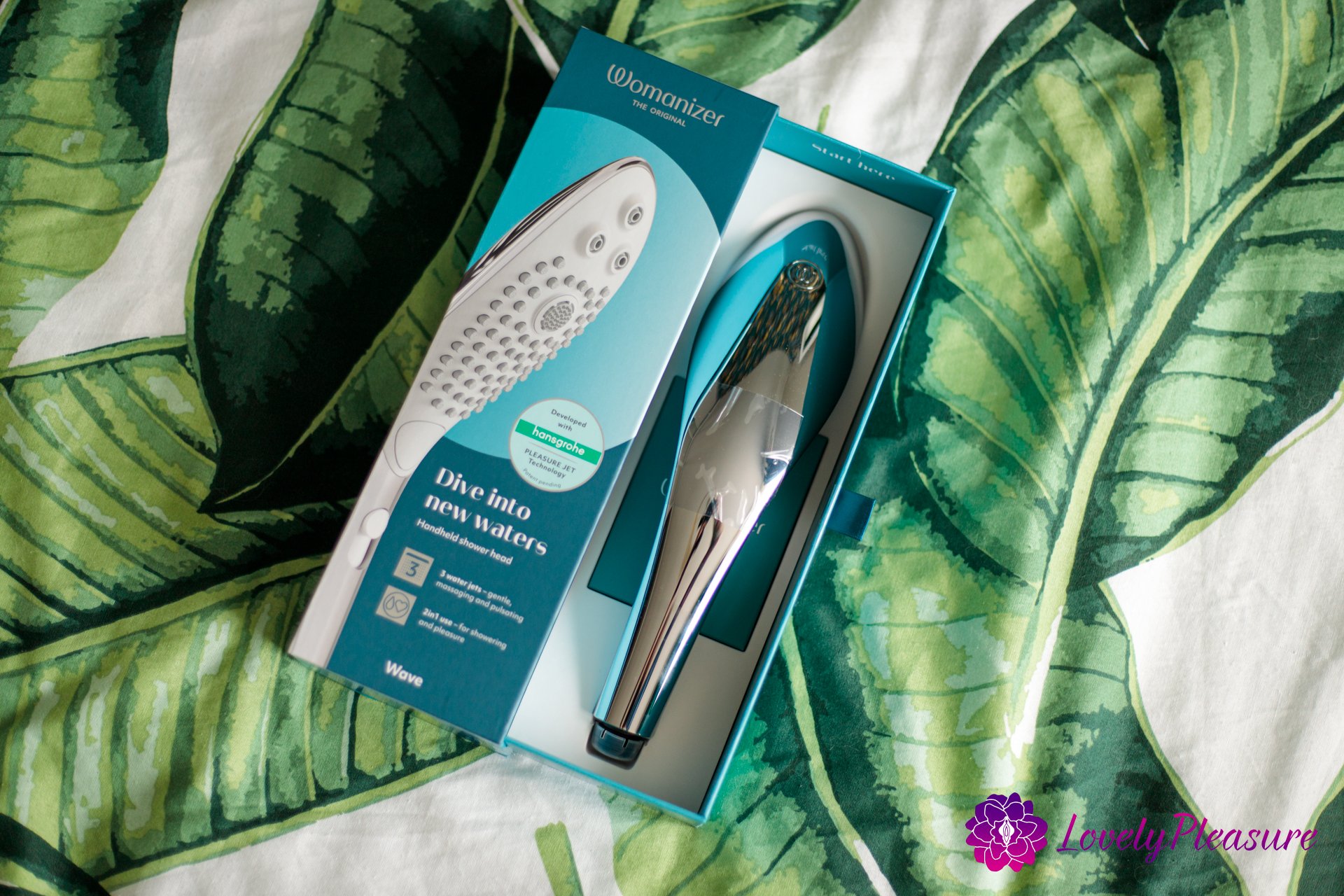 Image à la une du test du pommeau de douche Womanizer Wave