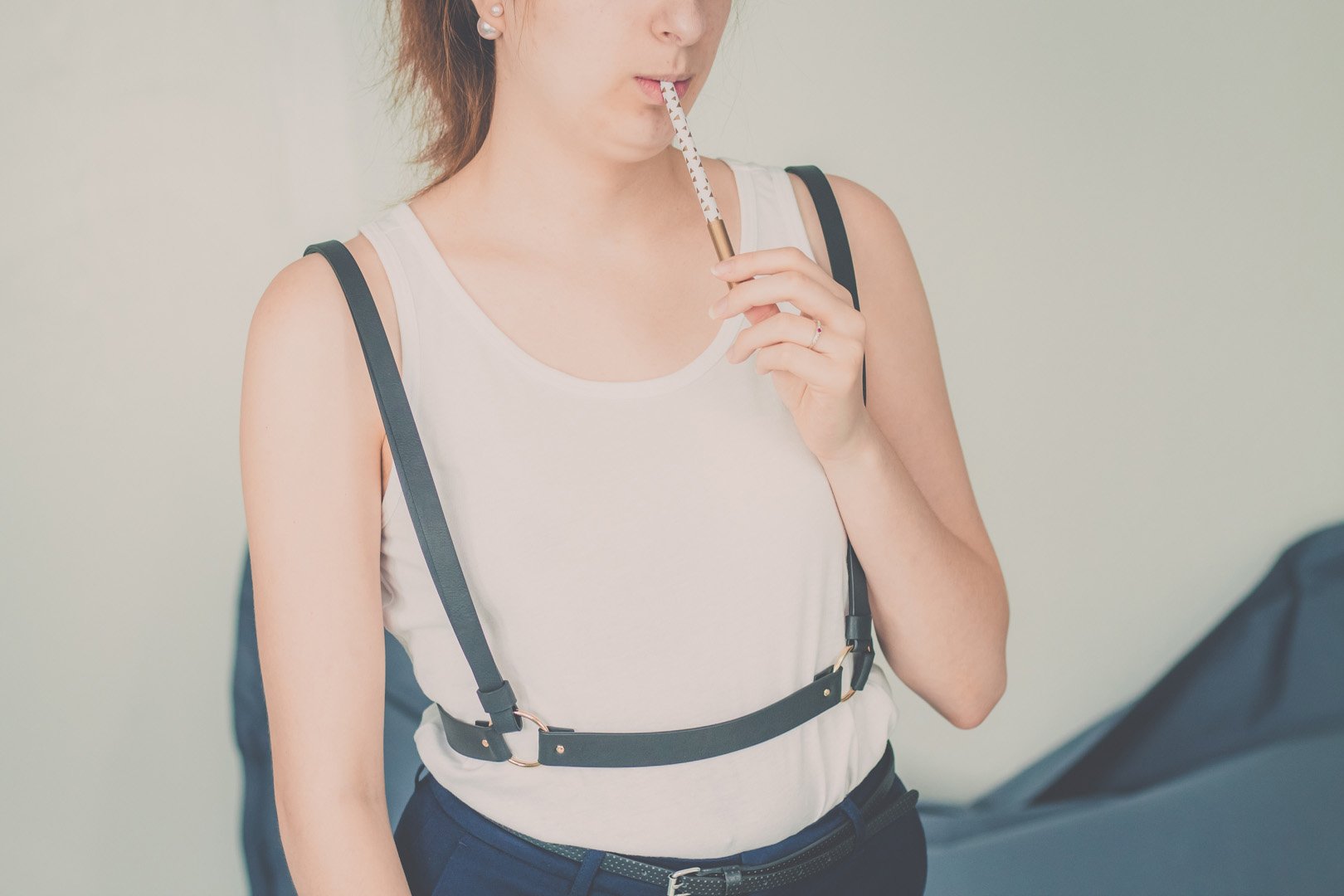 Photo à la une pour le test du harnais Maze en cuir Vegan - Bijoux Indiscrets