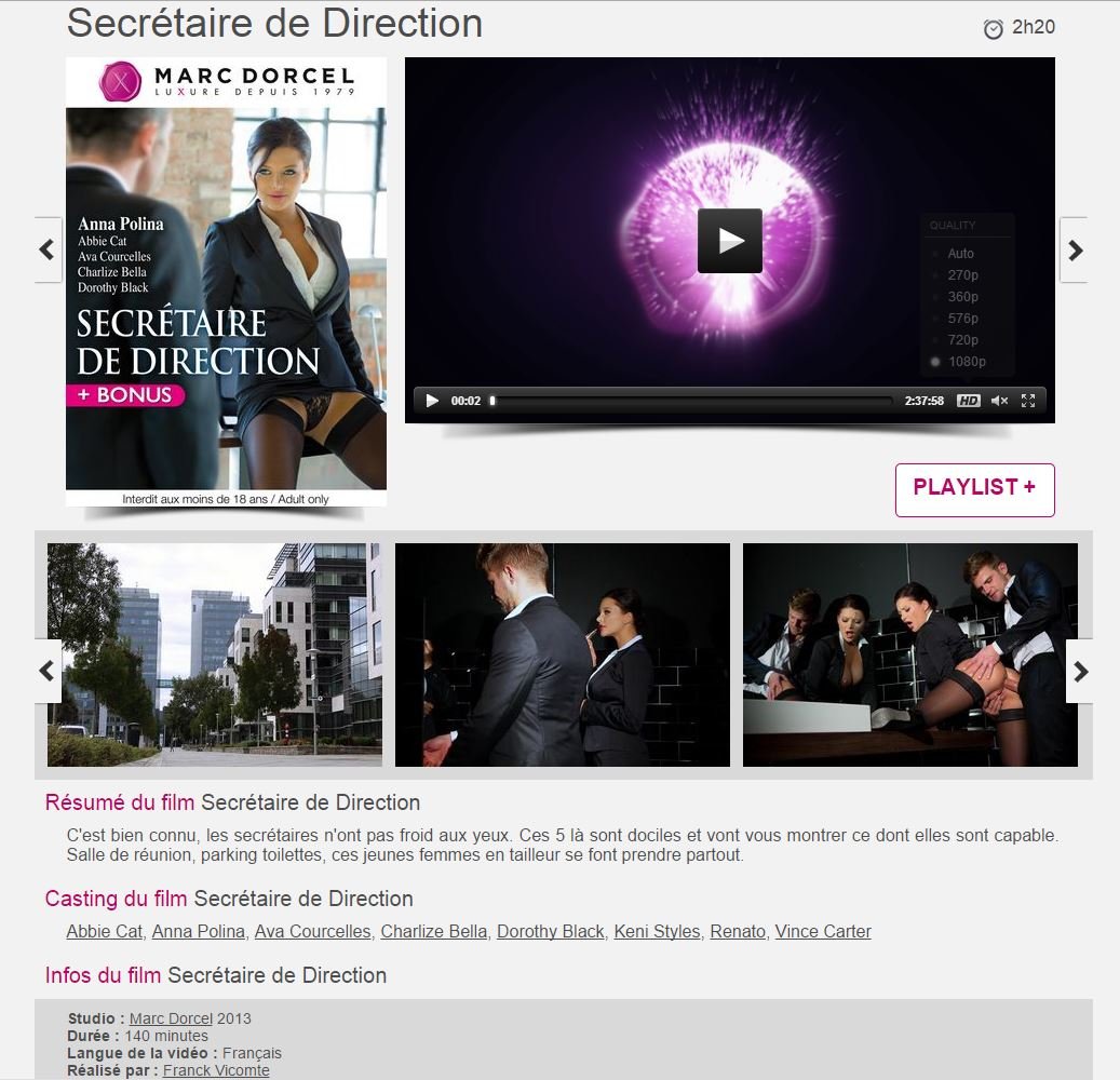Fiche d'un film