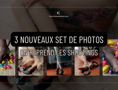 Reprise sur MYM : 3 nouveaux sets de photos fétichistes
