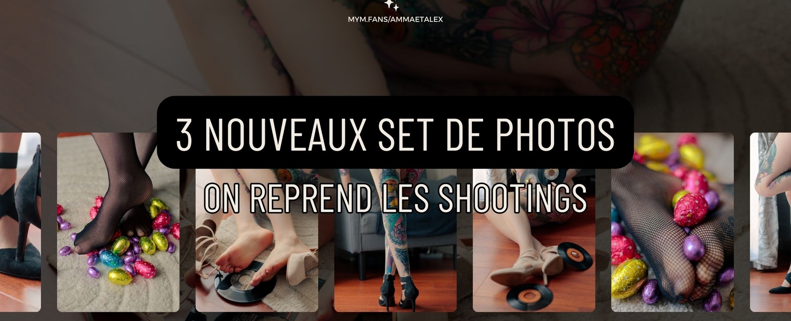 Reprise sur MYM : 3 nouveaux sets de photos fétichistes