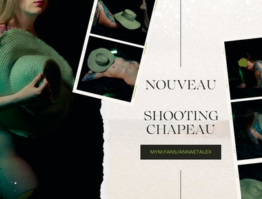 Shooting Chapeau 🌿 : sensualité et mystère autour d’un chapeau de paille