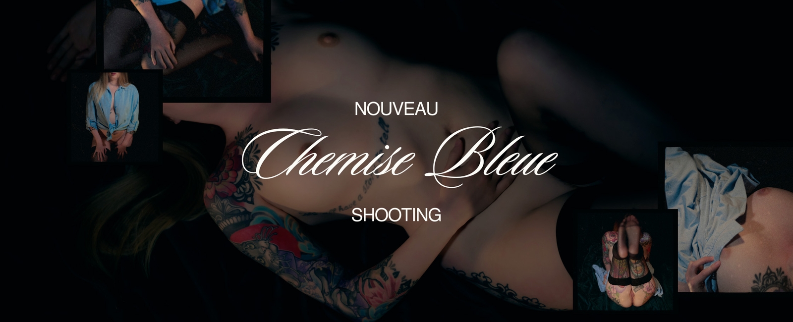 Nouvelle série photo sur Mym : La chemise bleue