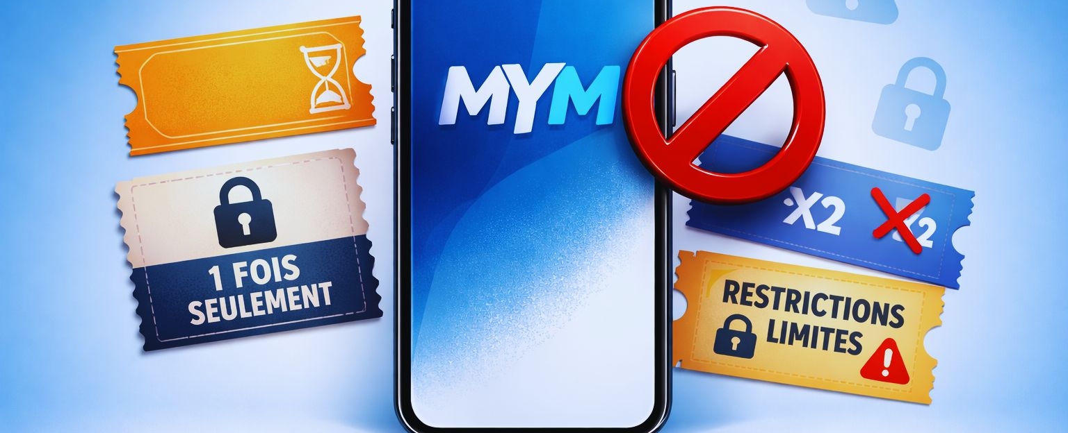 La limitation des codes promos sur Mym en tant que Fans